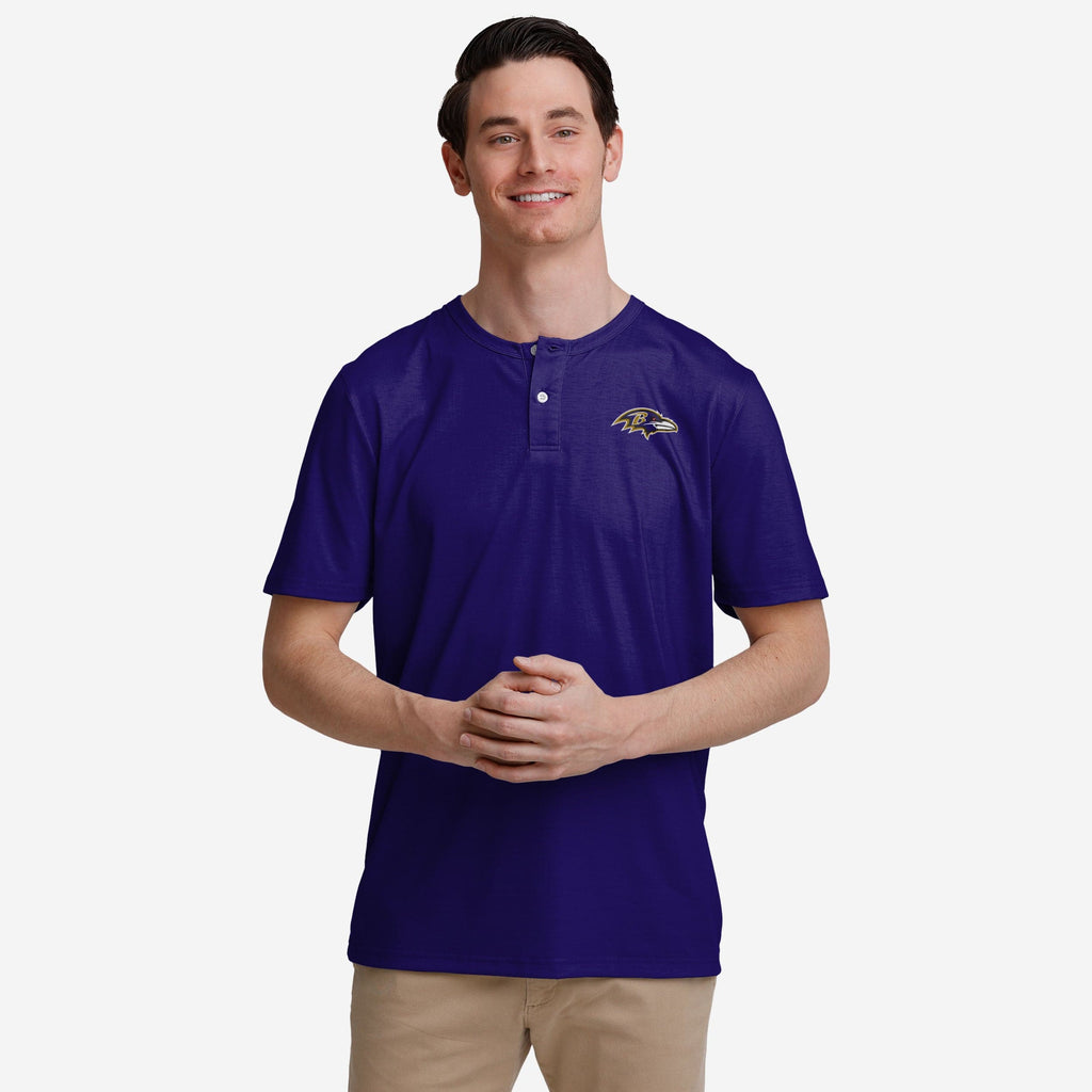 FOCO Baltimore Ravens Henley Purple S 2