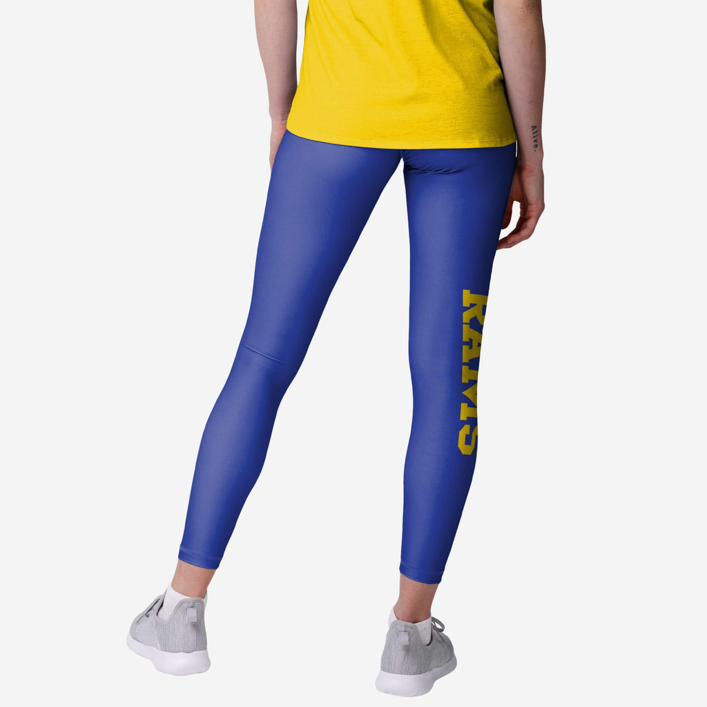 FOCO Los Angeles Rams Solid Big Wordmark Legging Blue XL 3