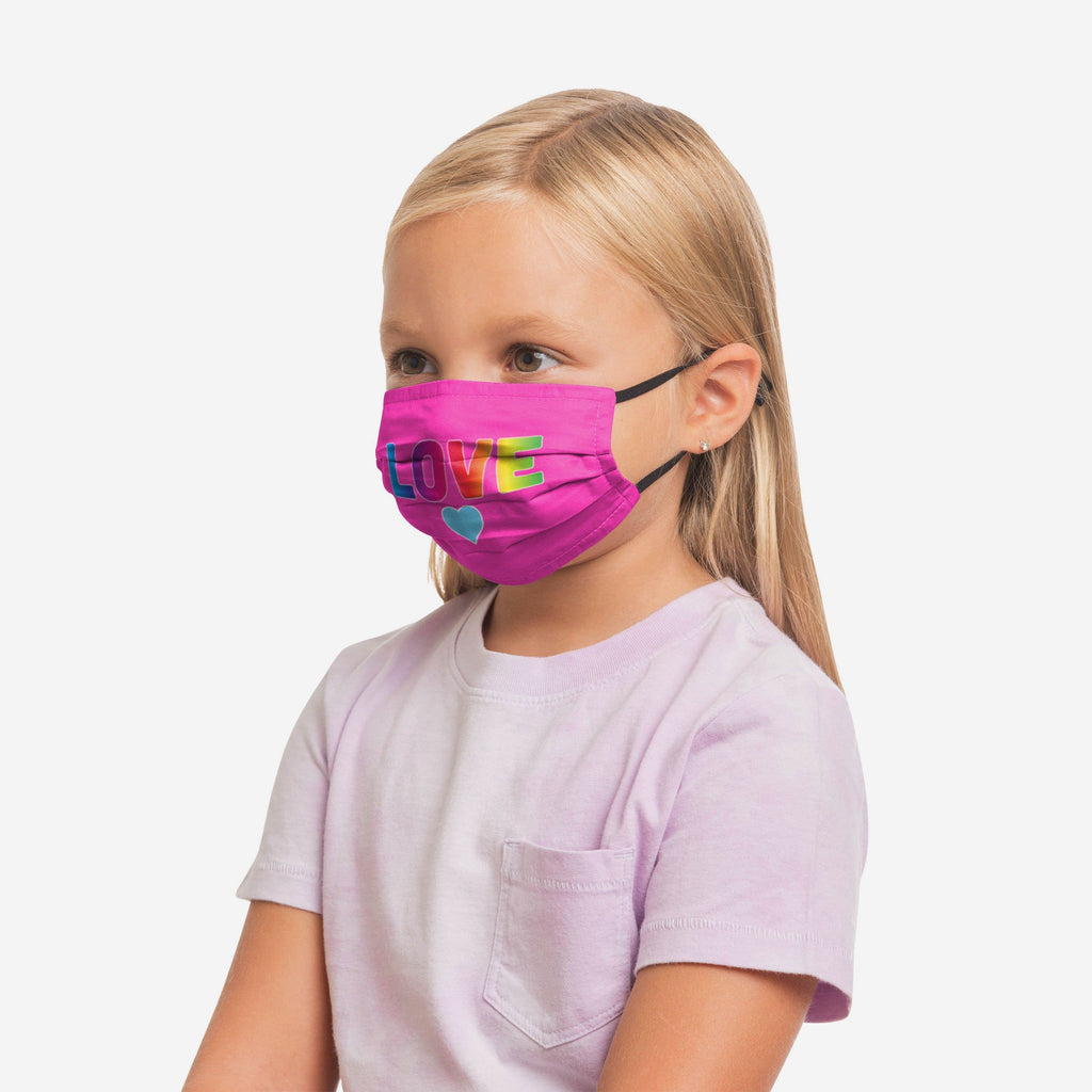 FOCO Love Pack Youth Adjustable Face Cover 5 Pack Multicolor 4