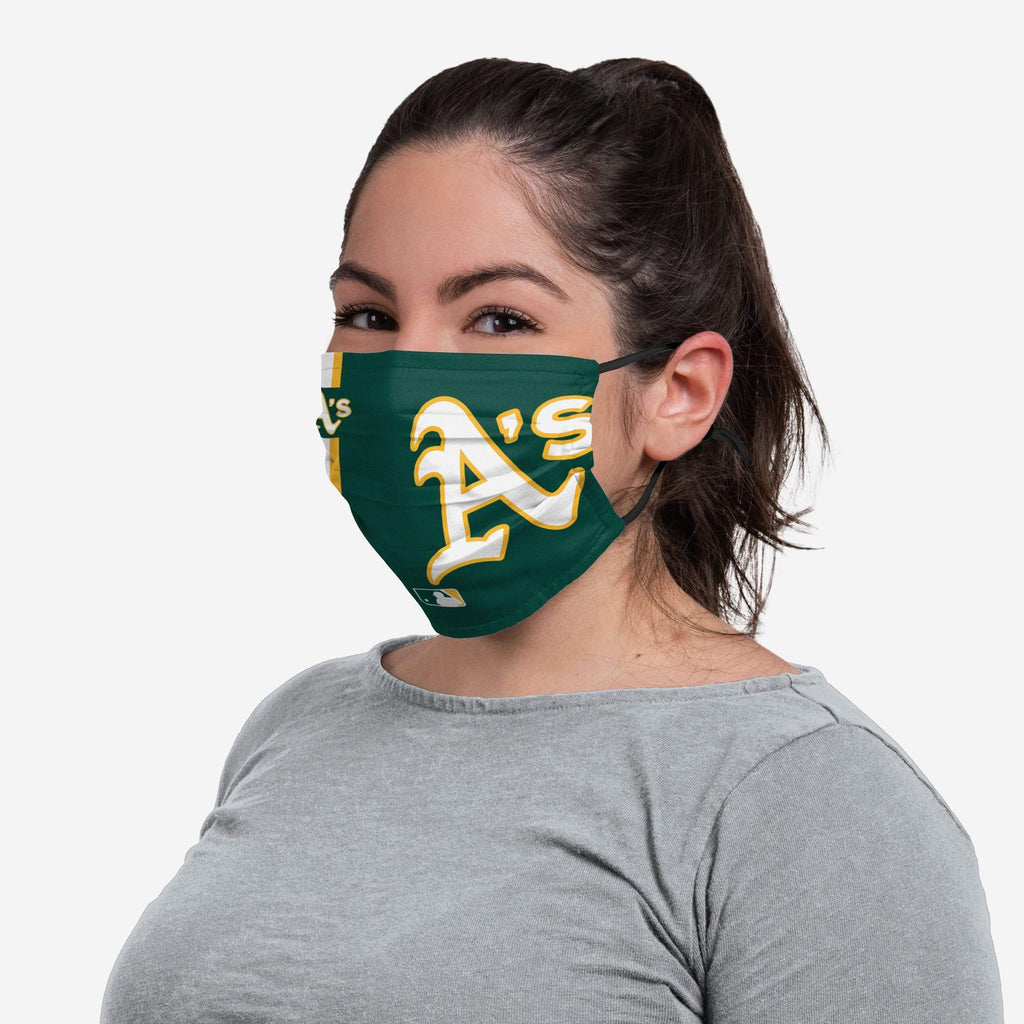 Oakland Athletics OnField Adjustable Green Face Cover FOCO