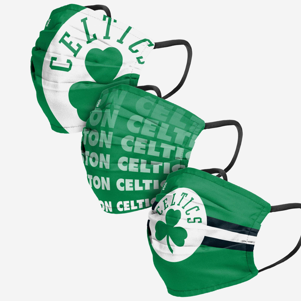 FOCO Boston Celtics Matchday Masque Visage Lot de 3 2