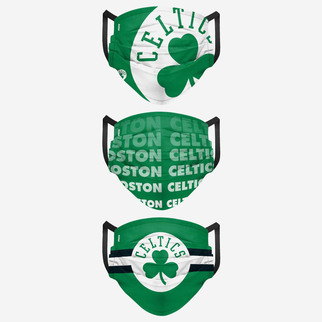 FOCO Boston Celtics Matchday Masque Visage Lot de 3 3