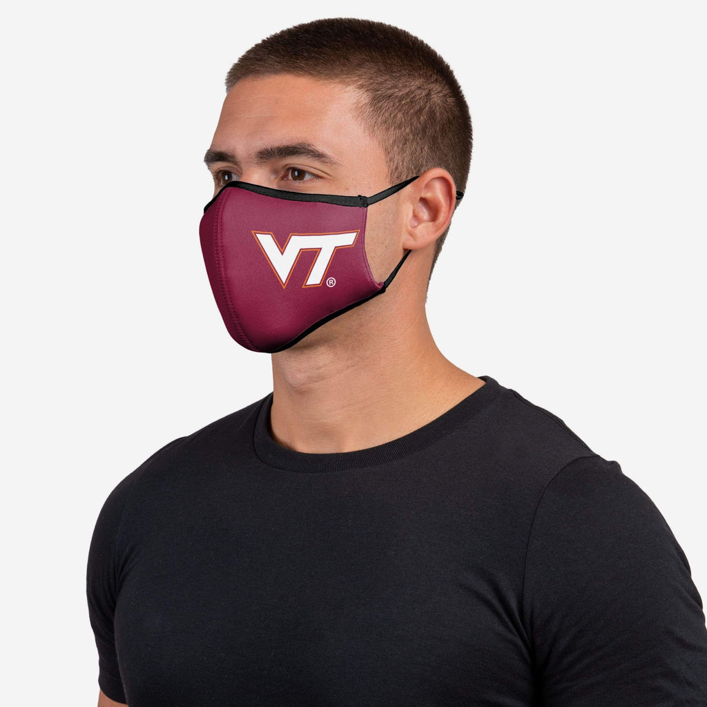 FOCO Virginia Tech Hokies Face Cover 3 Pack Multicolor 3
