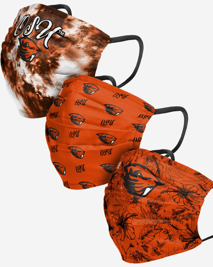 Oregon State Beavers Womens Matchday 3 Pack Face Cover FOCO - FOCO.com