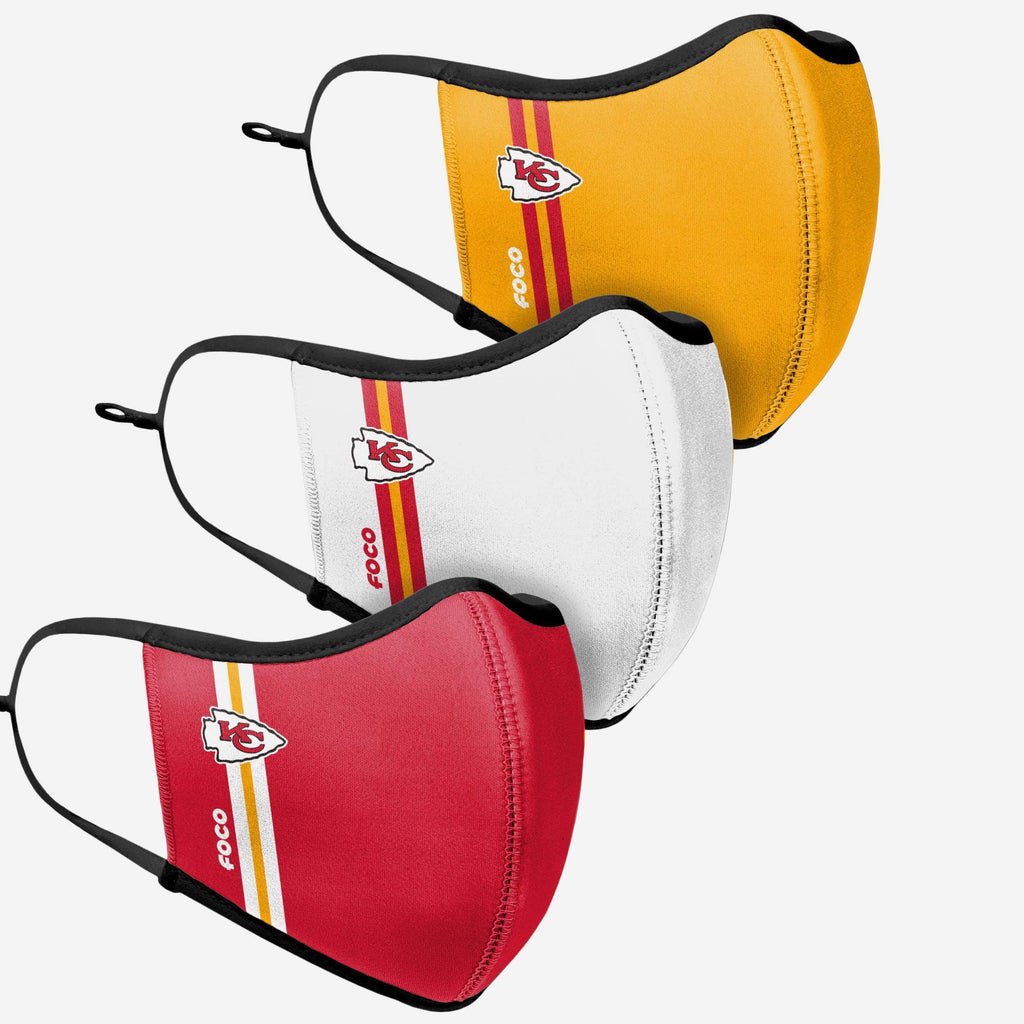 FOCO Sport Face Cover 3 Pack Unisex 4