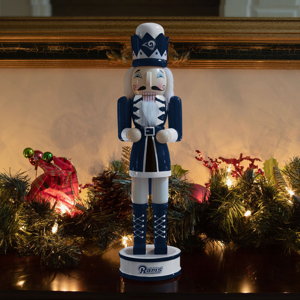 Los Angeles Rams Holiday Nutcracker FOCO