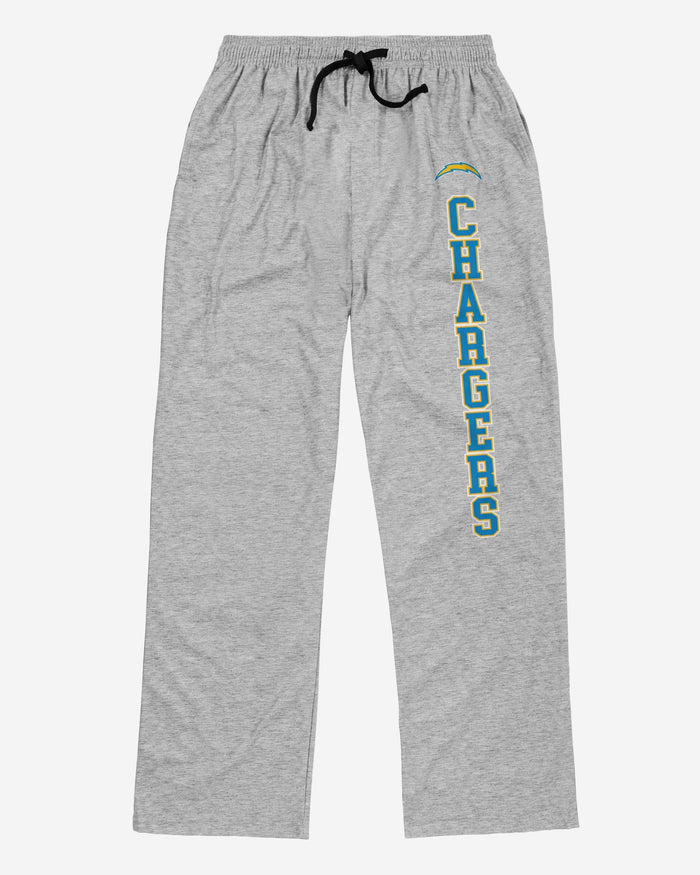 Los Angeles Chargers Athletic Gray Lounge Pants FOCO - FOCO.com