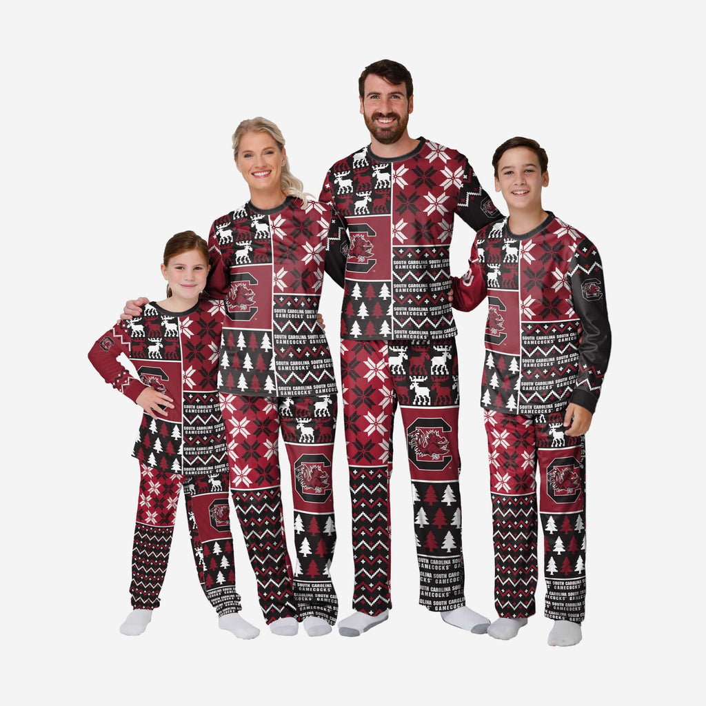 FOCO South Carolina Gamecocks Youth Holiday Pajamas Multi 4 4