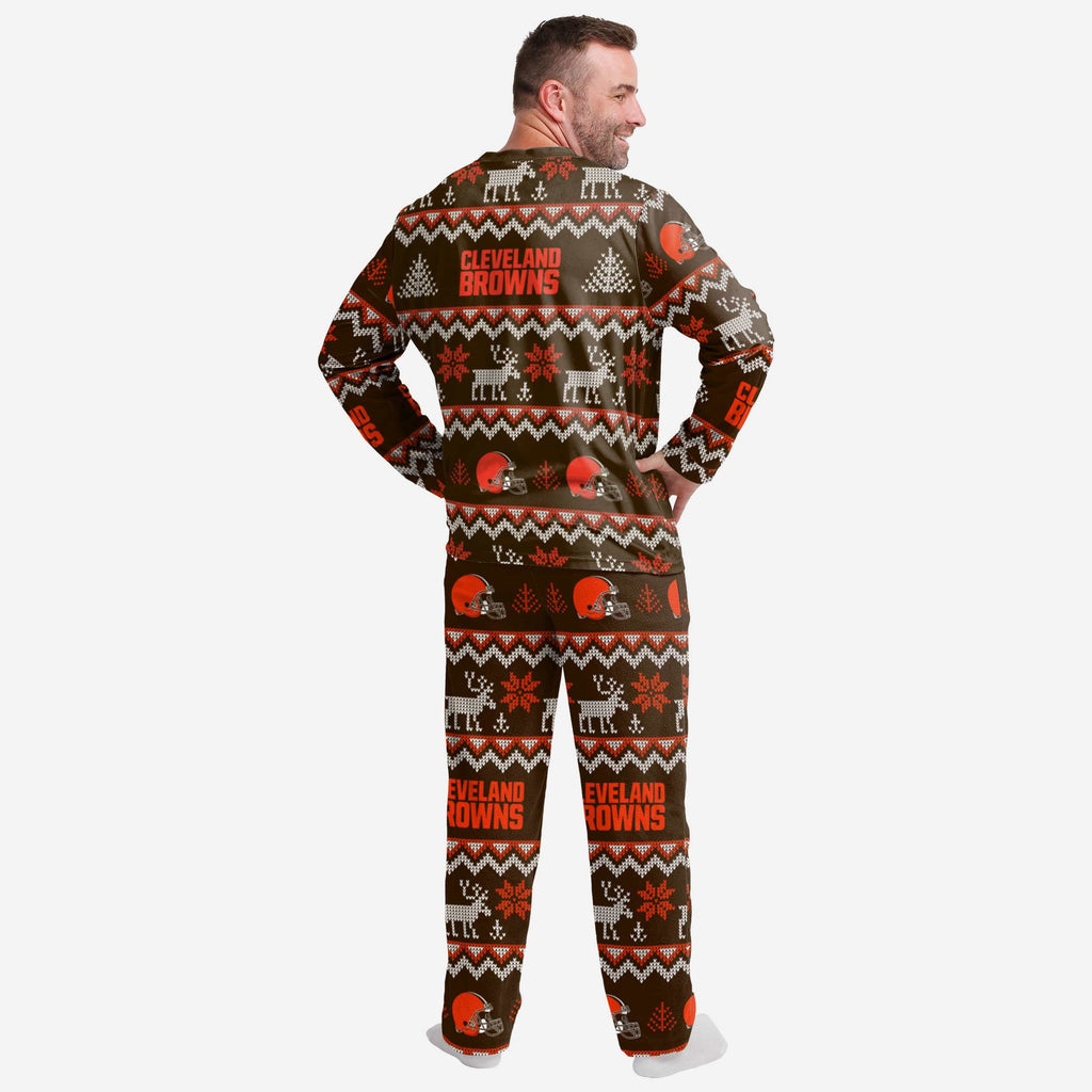 FOCO Cleveland Browns Pajama Set Multi 2XL 3
