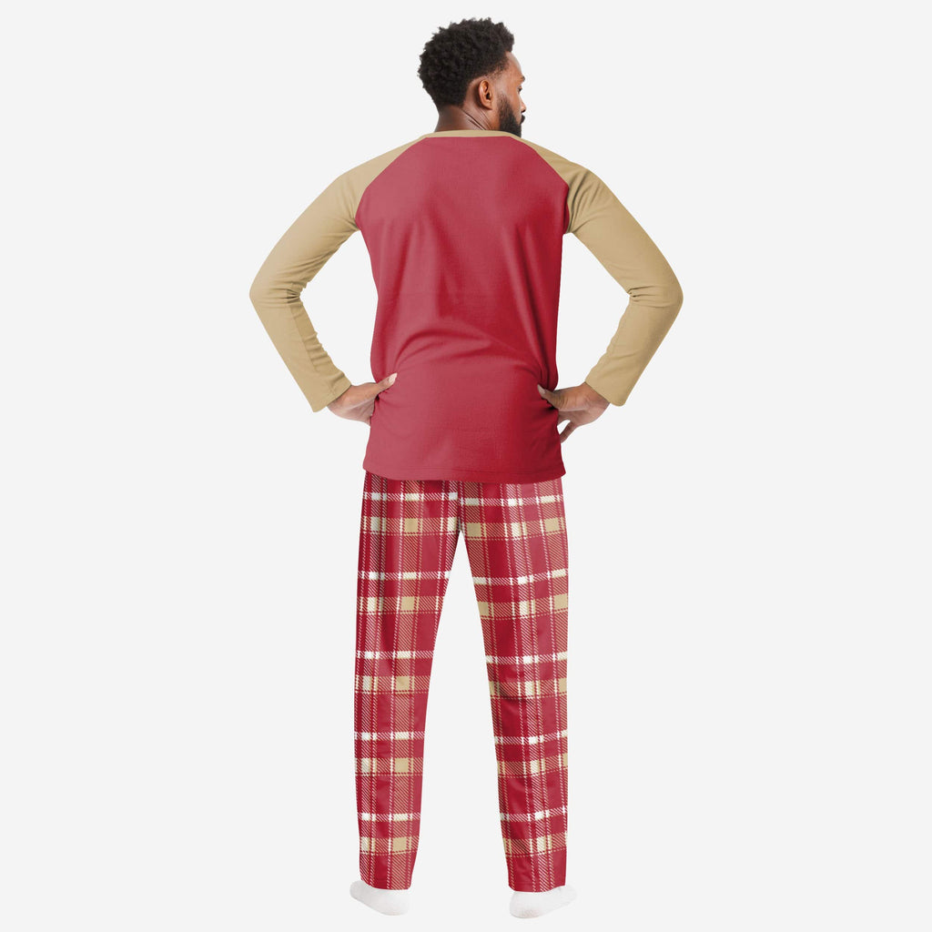 Pj Sets Mens 49ers Pajamas San Francisco 49ers Mens Plaid Family