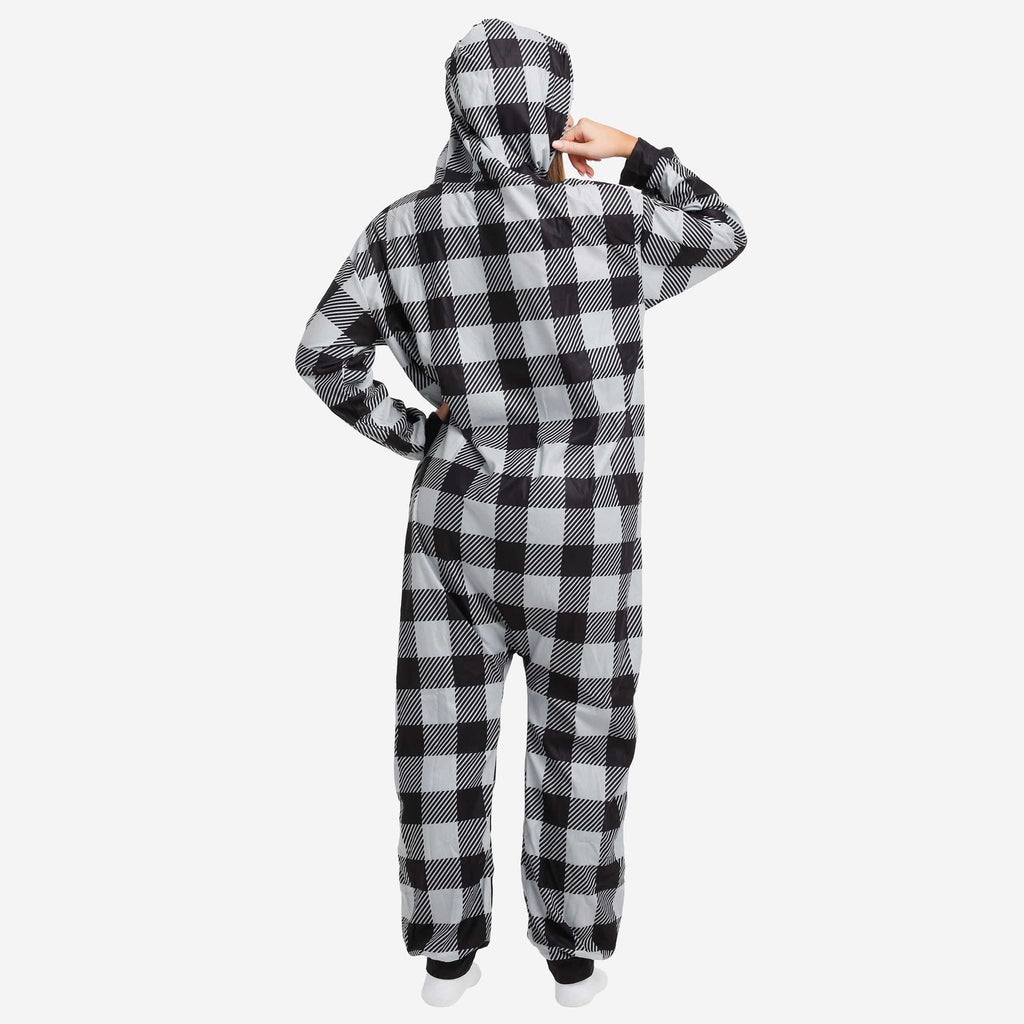FOCO Las Vegas Raiders One Piece Pajamas Black/Red XL 3