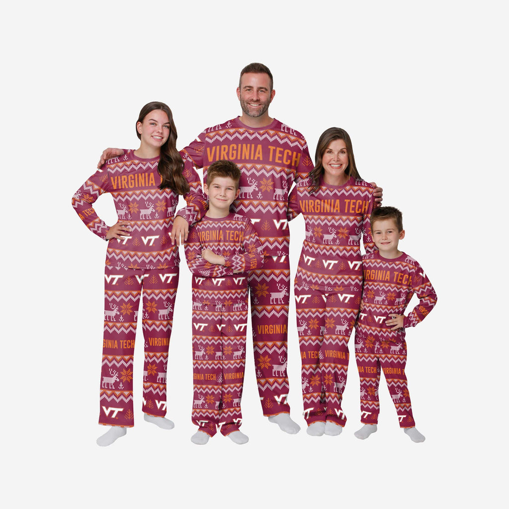 FOCO Virginia Tech Hokies Pyjama Femme pour les Fêtes - S 4