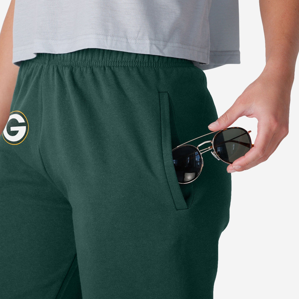 FOCO Green Bay Packers Script Wordmark Sweatpants Green XL 4