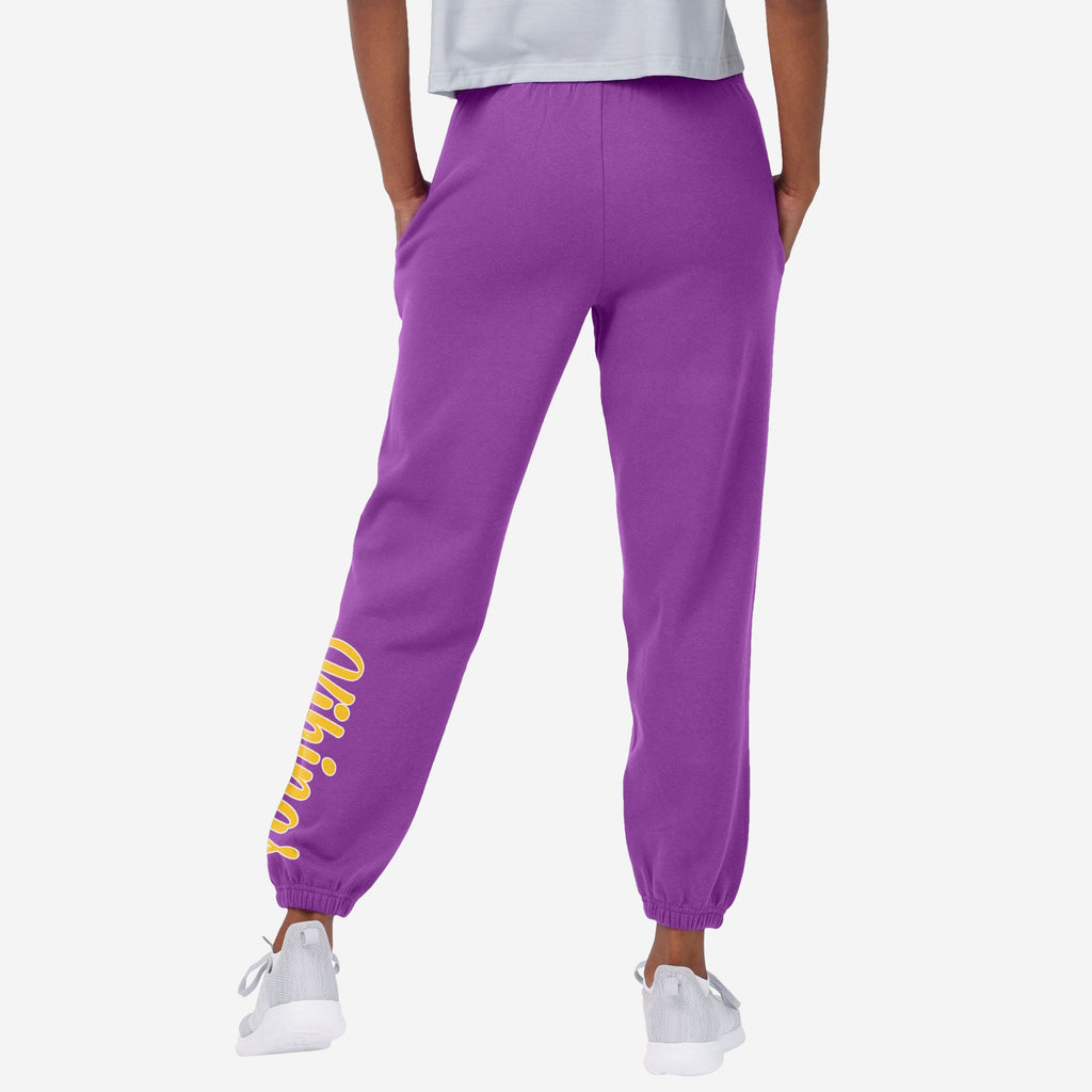 FOCO Minnesota Vikings Script Wordmark Sweatpants Purple L 3