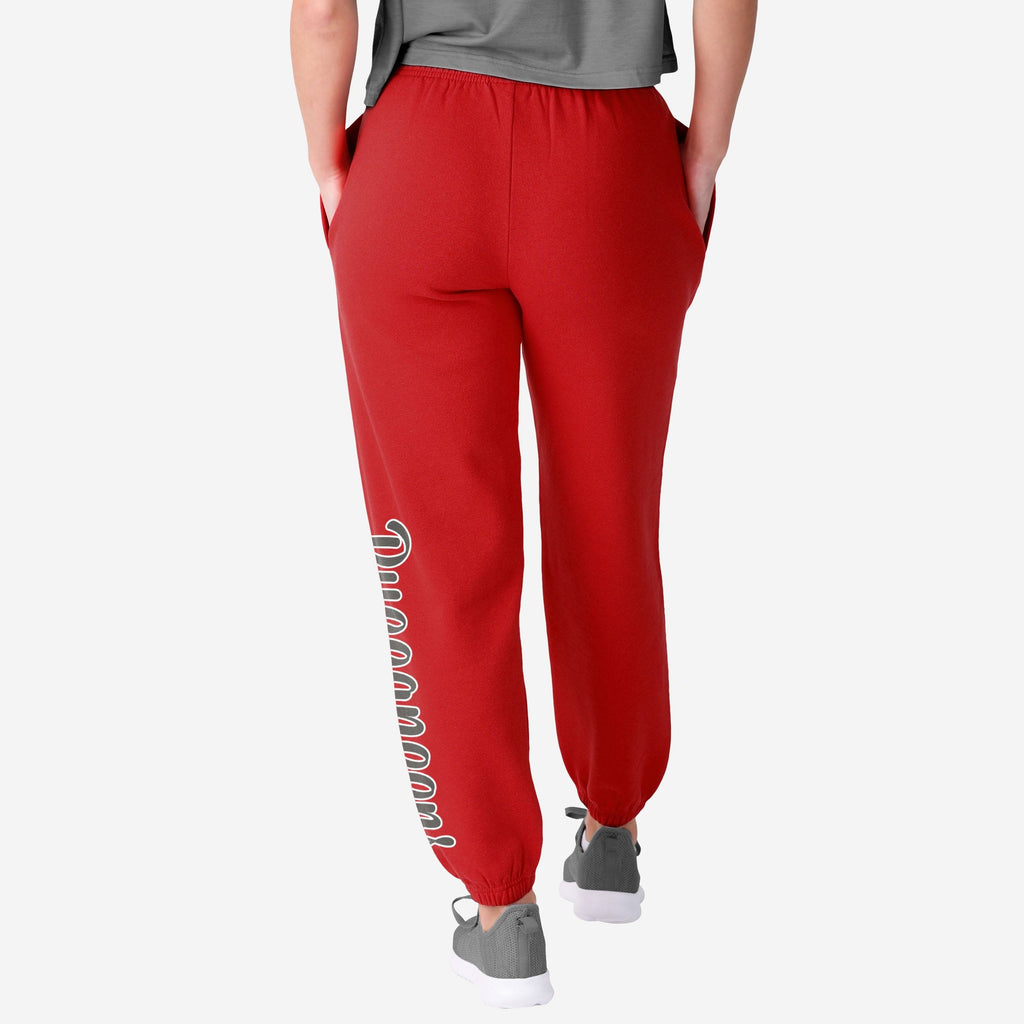 FOCO Tampa Bay Buccaneers Script Wordmark Sweatpants Red XL Women 3