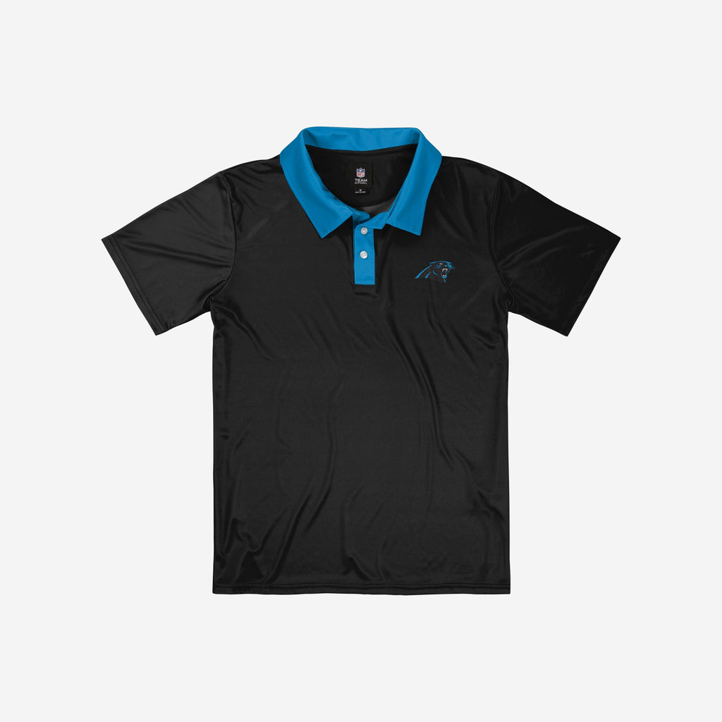 FOCO Carolina Panthers Nightcap Polyester Polo Black M 4