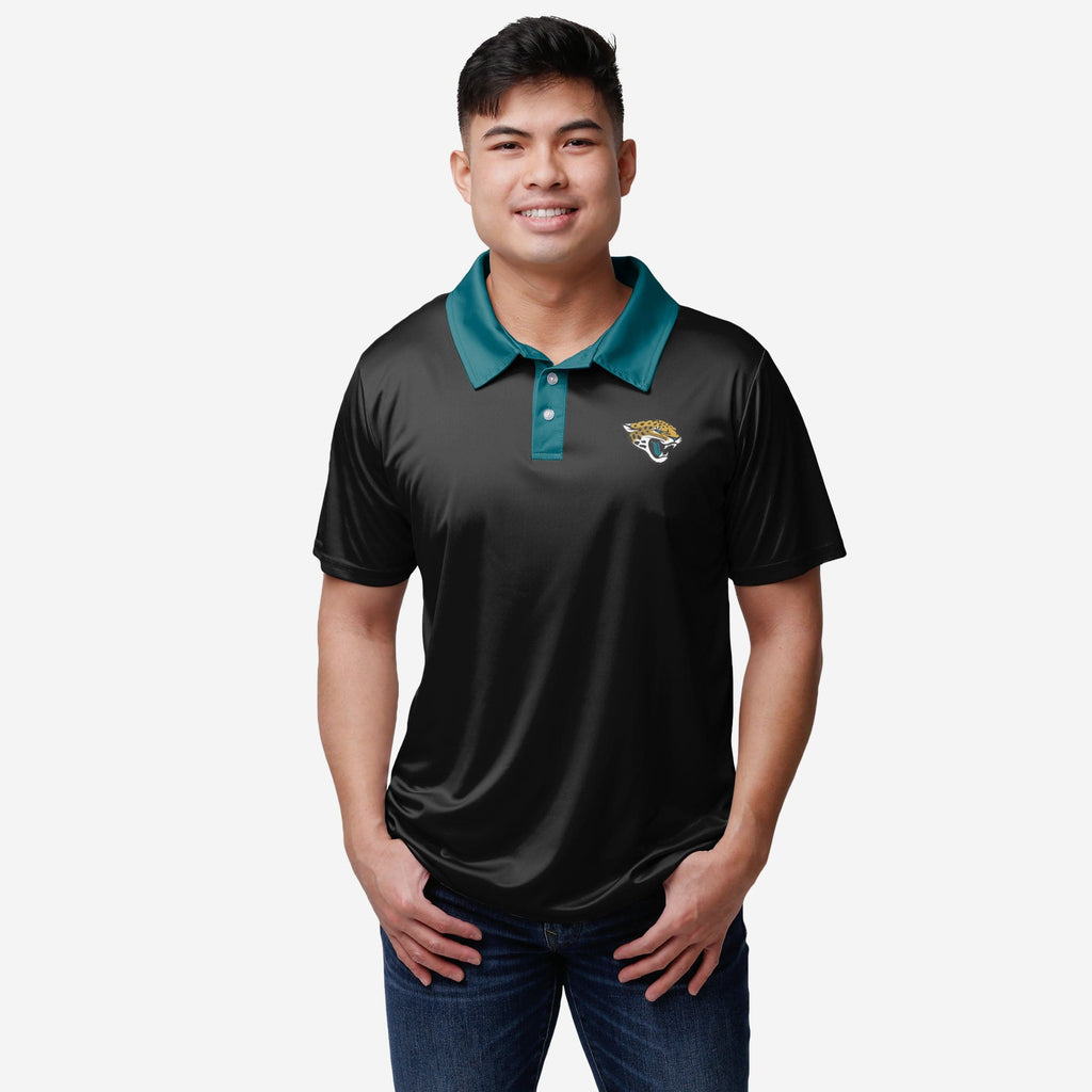 FOCO Jacksonville Jaguars Nightcap Polo Black M 2