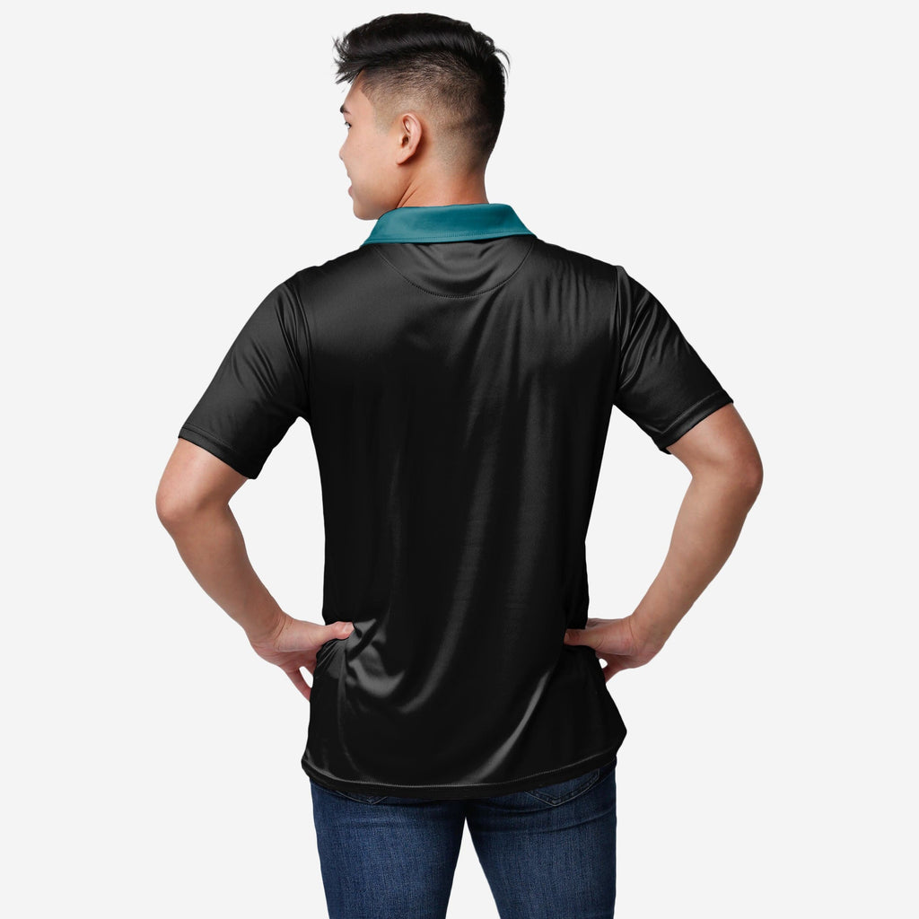 FOCO Jacksonville Jaguars Nightcap Polo Black M 3