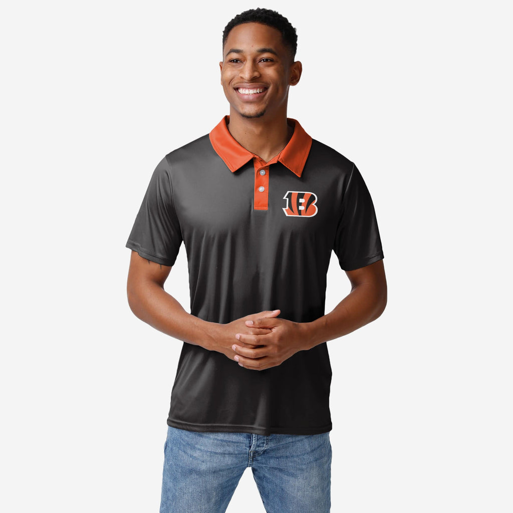 FOCO Workday Warrior Polo Black/Orange 2XL 2