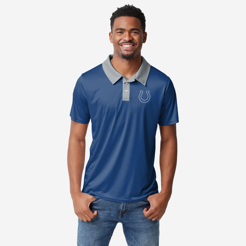 FOCO Workday Warrior Indianapolis Colts Polo Blue XL Men 2