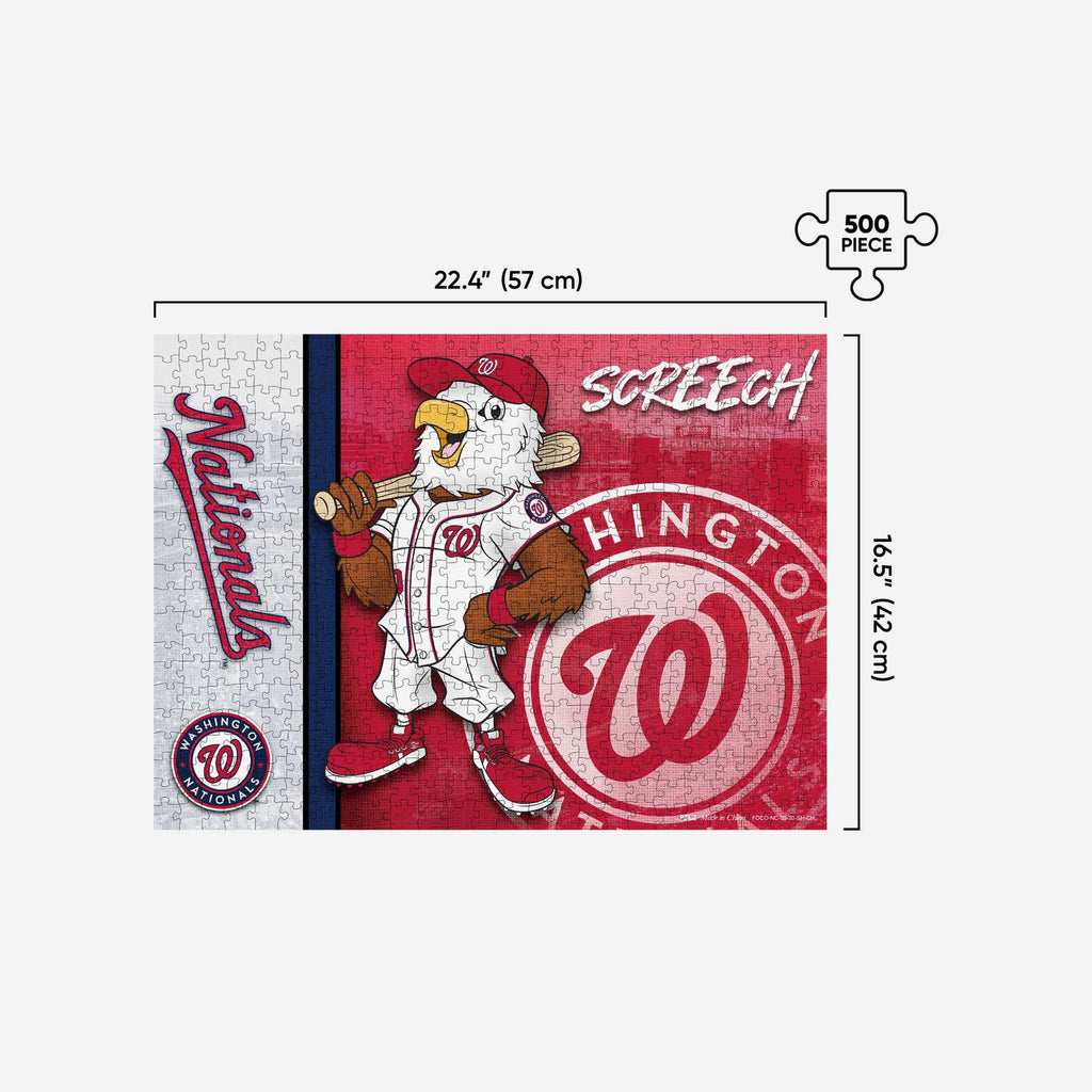 FOCO Screech Washington Nationals 500 Piece Jigsaw Puzzle 3
