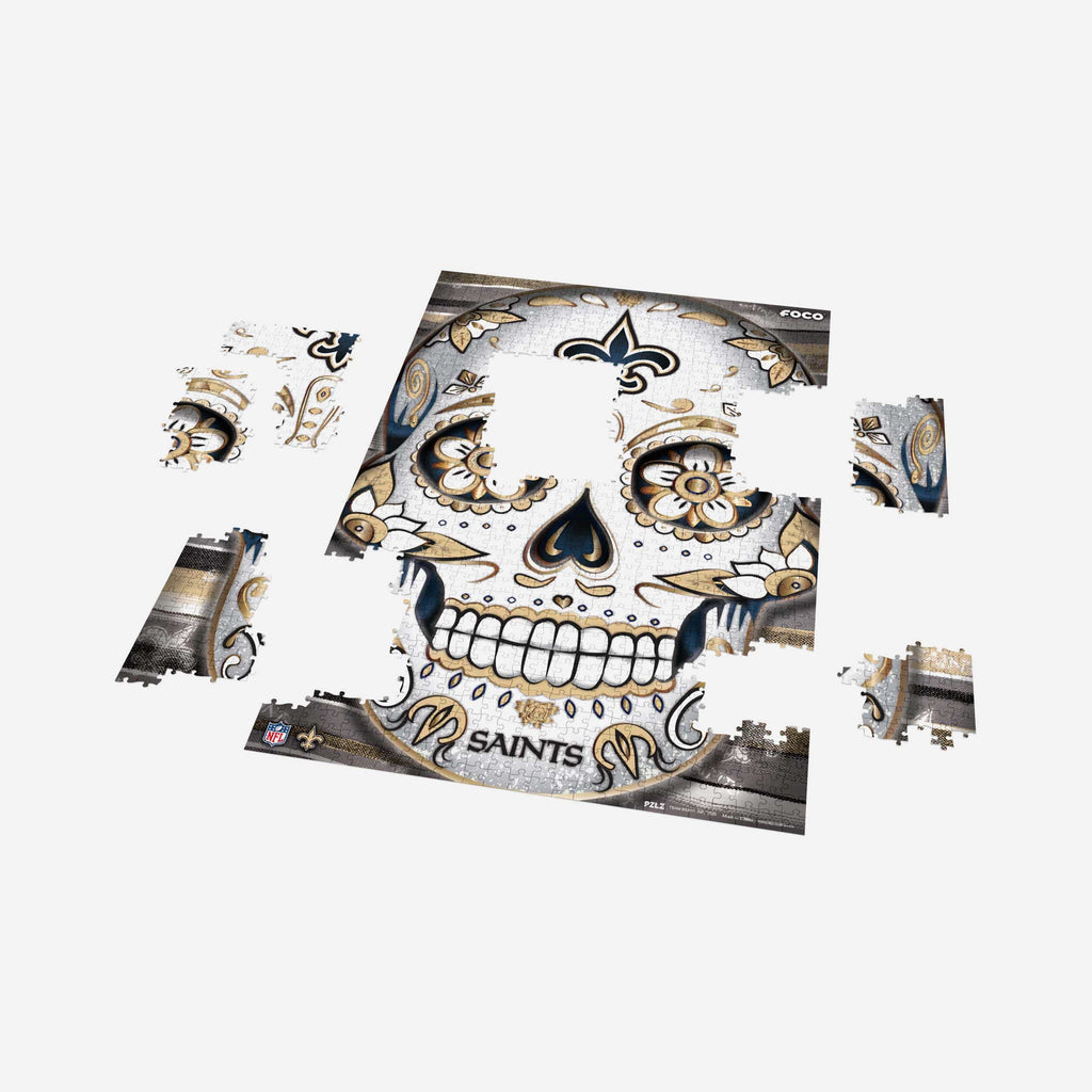 New Orleans Saints Sugar Skull 1000 Piece Jigsaw Puzzle PZLZ FOCO