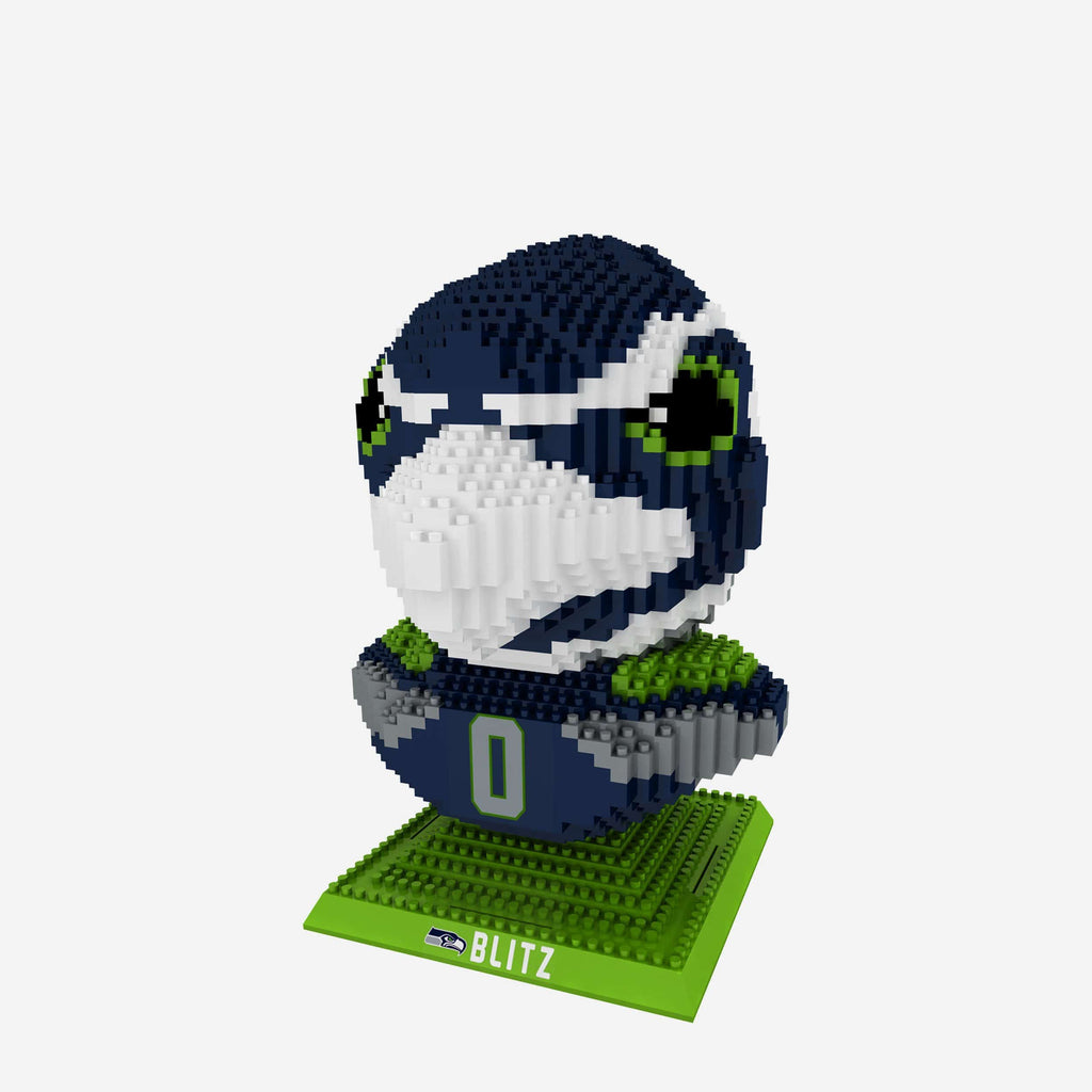 FOCO BRXLZ Seattle Seahawks Blitz Mascot Bust 2