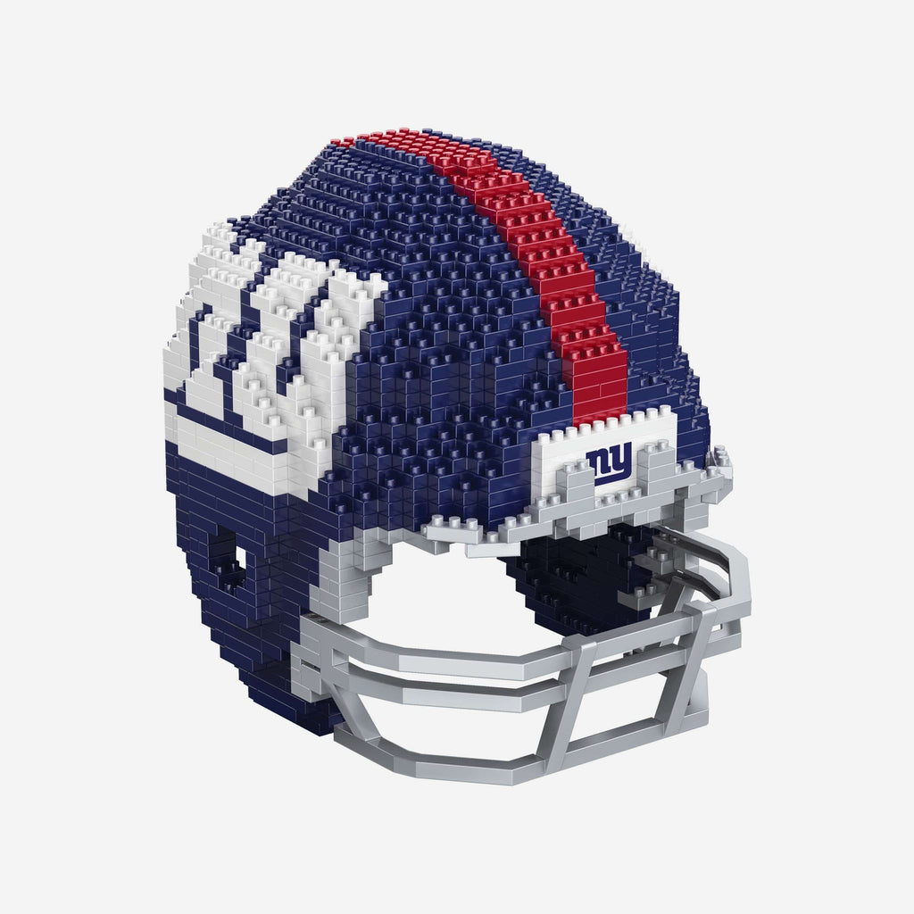 construction football helmet New York Giants Replica BRXLZ Mini Helmet FOCO