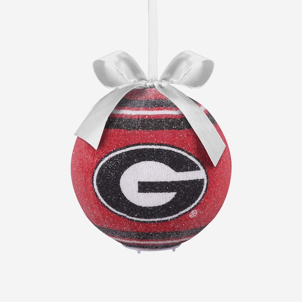 Georgia Bulldogs LED Shatterproof Ball Ornament - Image 2