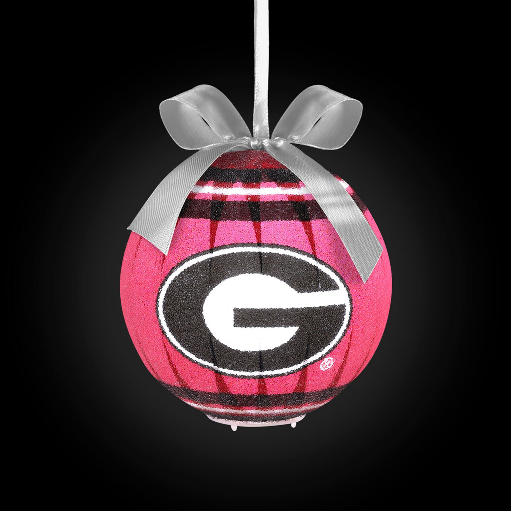 Georgia Bulldogs LED Shatterproof Ball Ornament - Image 3