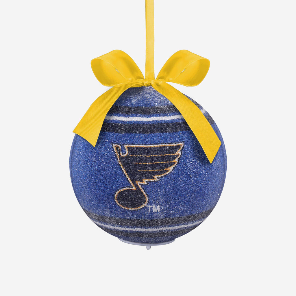 St Louis Blues LED Shatterproof Ball Ornament FOCO - FOCO.com