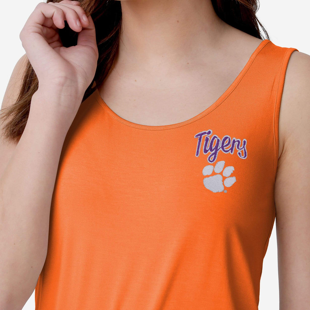 FOCO Clemson Tigers Game Ready Romper Orange Women S 4