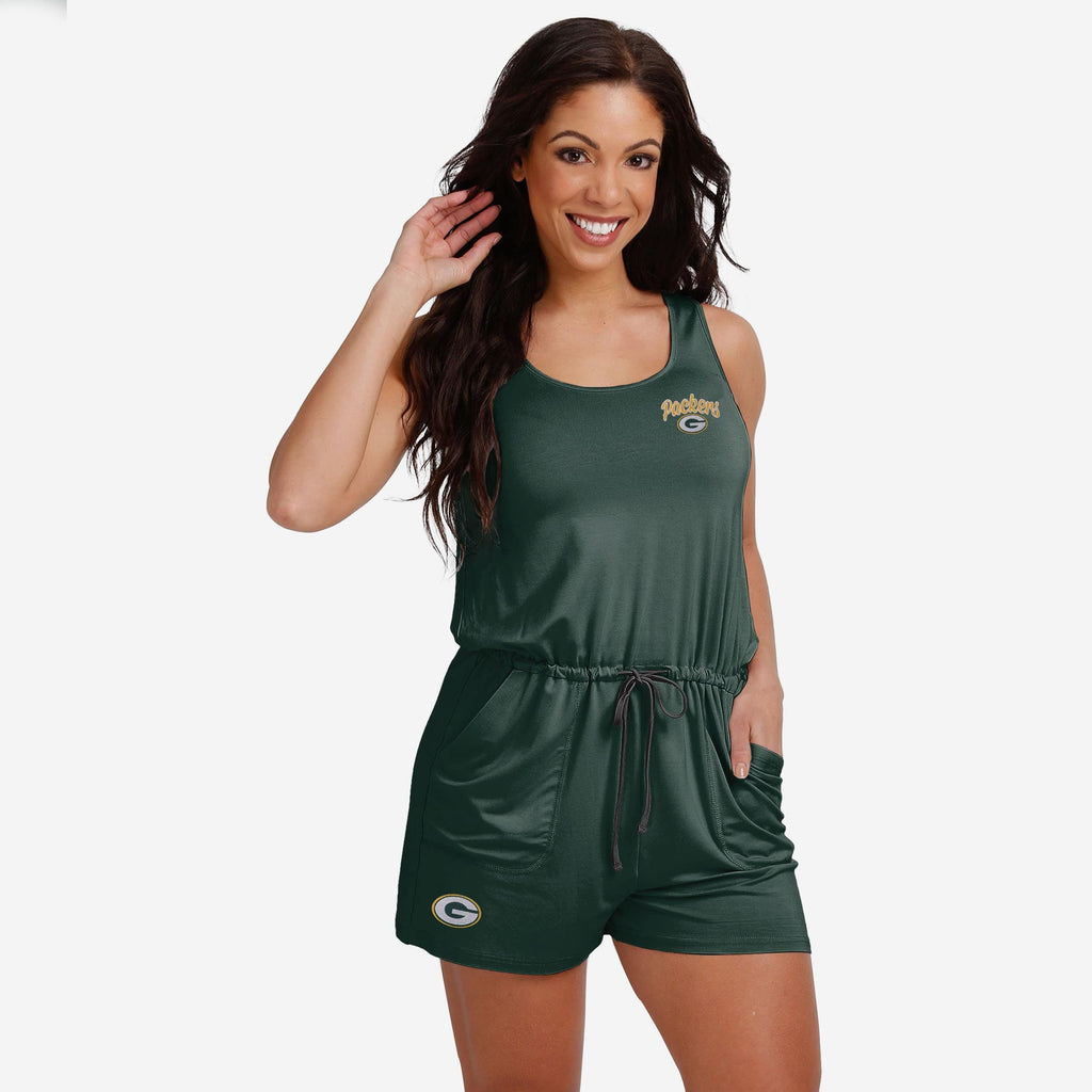 FOCO Green Bay Packers Game Ready Romper Green S 2