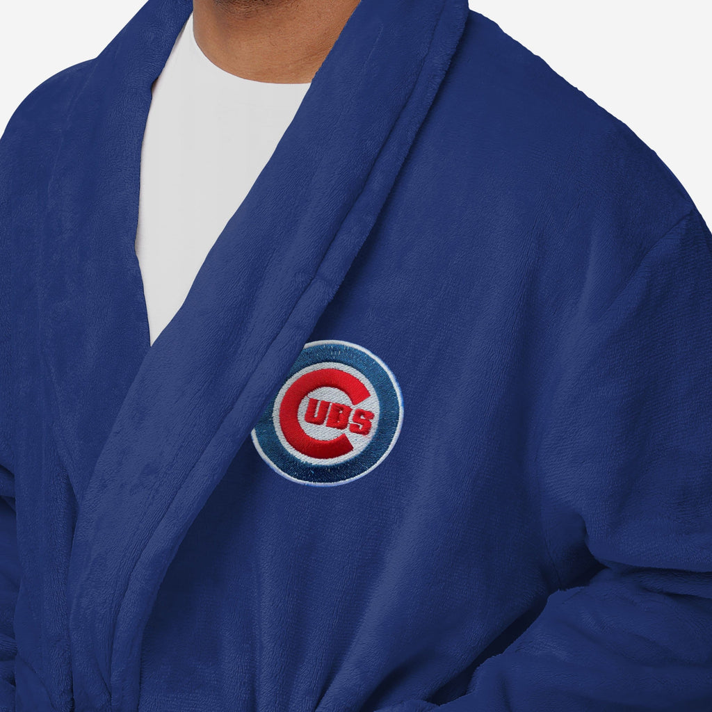 FOCO Chicago Cubs Lazy Day Team Robe Unisex 3