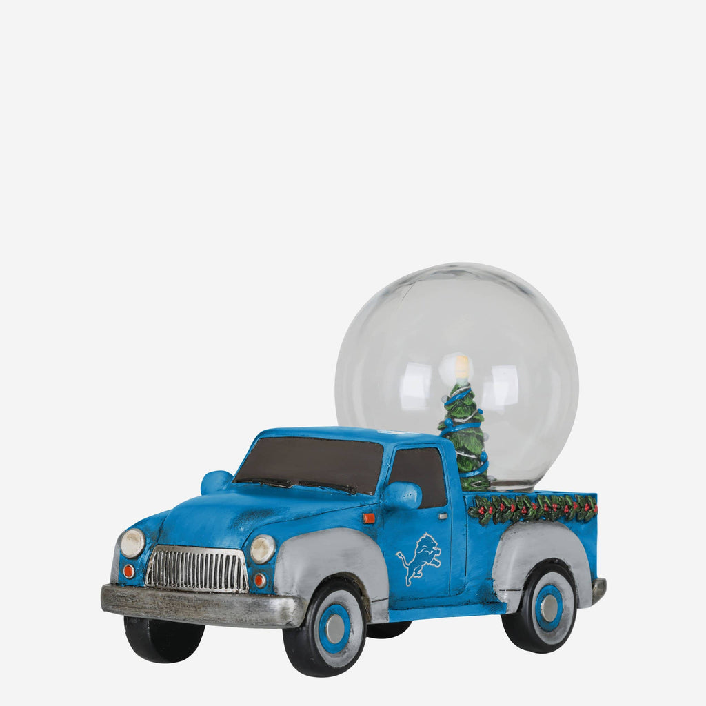 Detroit Lions Pickup Truck Snow Globe FOCO
