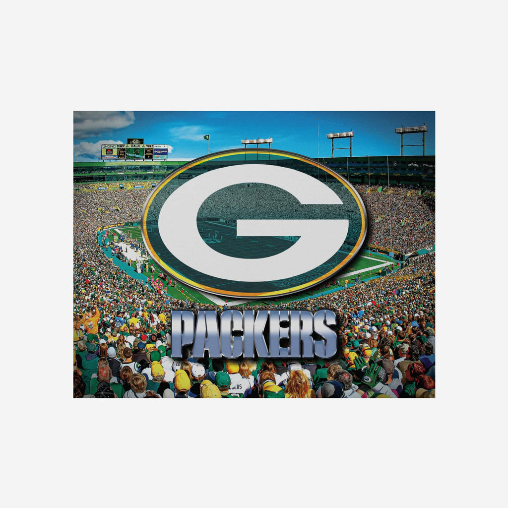 Green Bay Packers Canvas Wall Sign FOCO