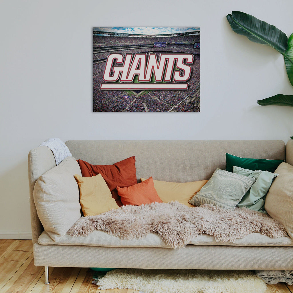 New York Giants Canvas Wall Sign FOCO