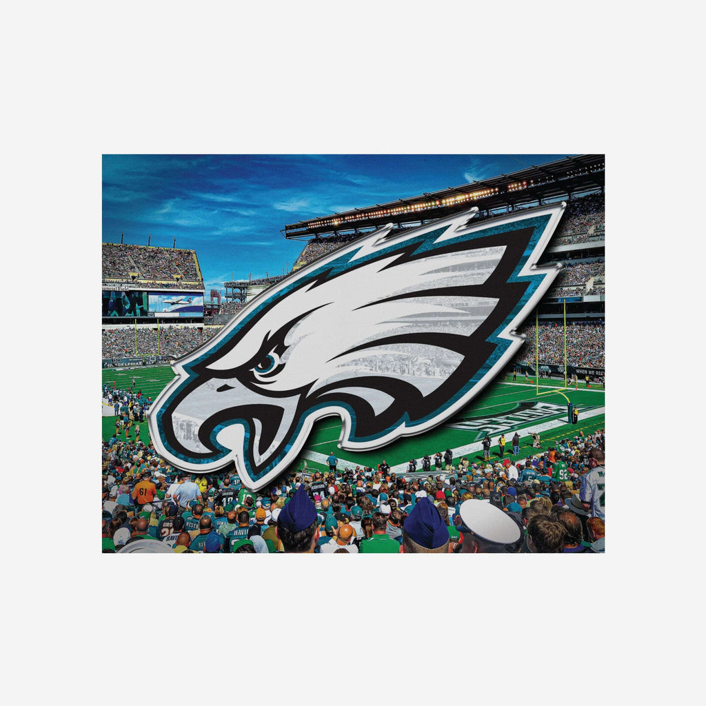 FOCO Philadelphia Eagles Canvas Wall Sign 2