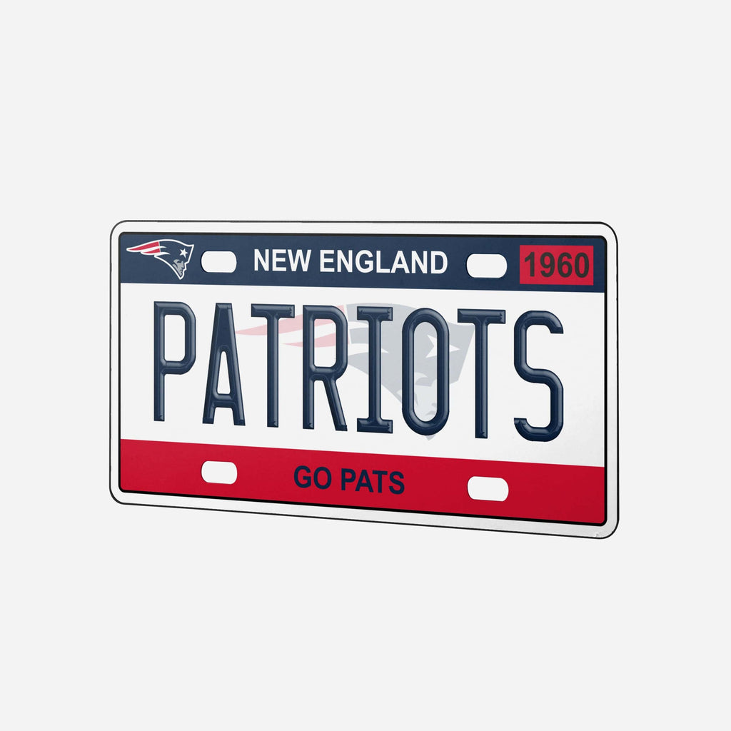 New England Patriots License Plate Wall Sign FOCO