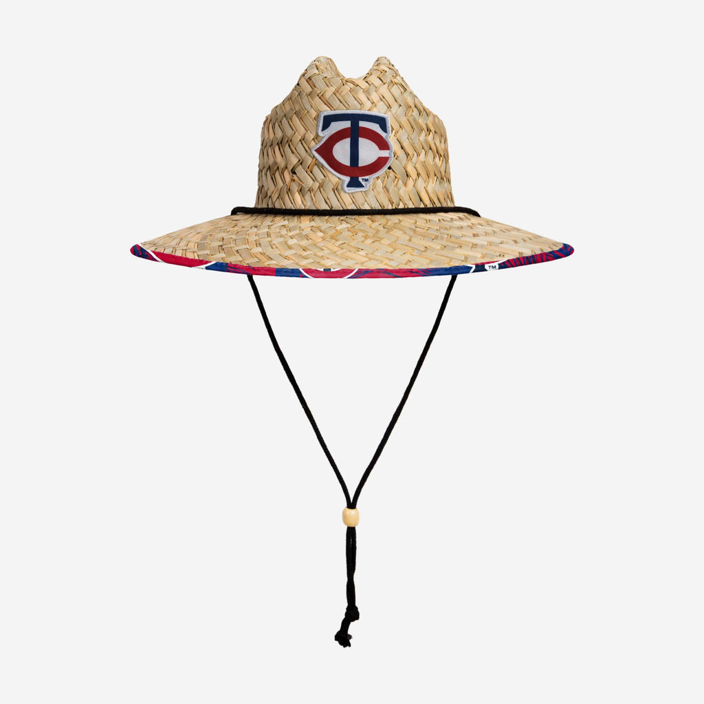 FOCO Minnesota Twins Floral Straw Hat 4