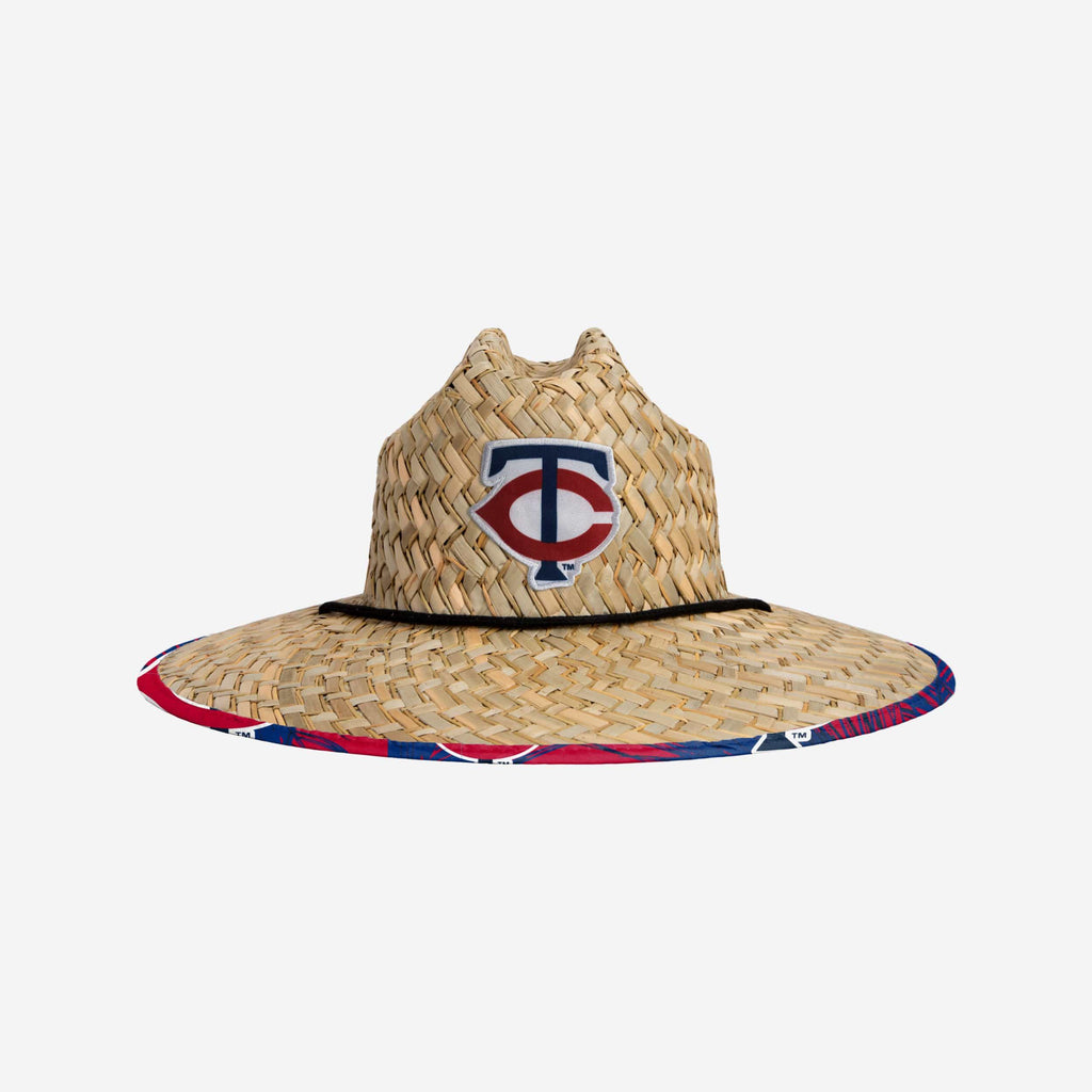 FOCO Minnesota Twins Floral Straw Hat 2