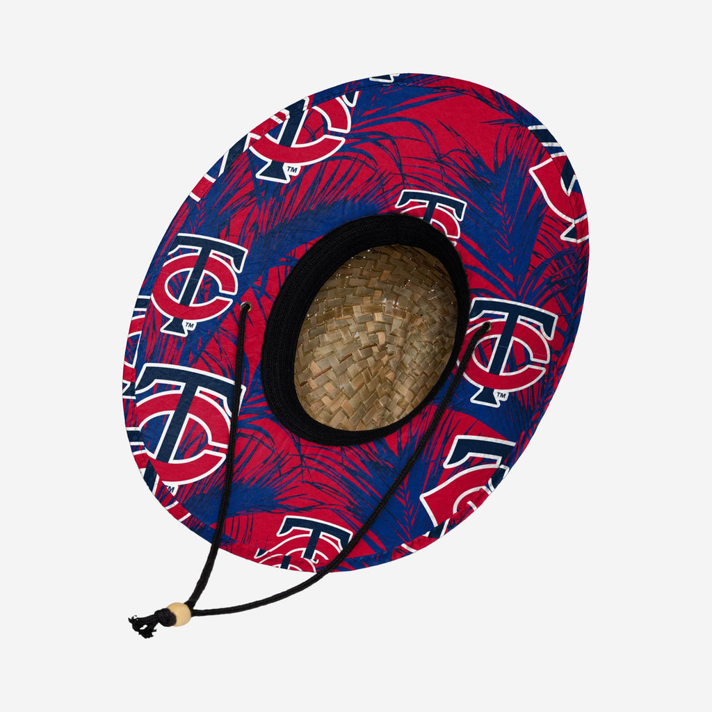 FOCO Minnesota Twins Floral Straw Hat 3
