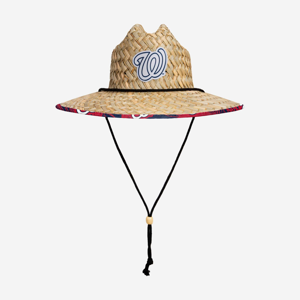 FOCO Washington Nationals Floral Straw Hat 4