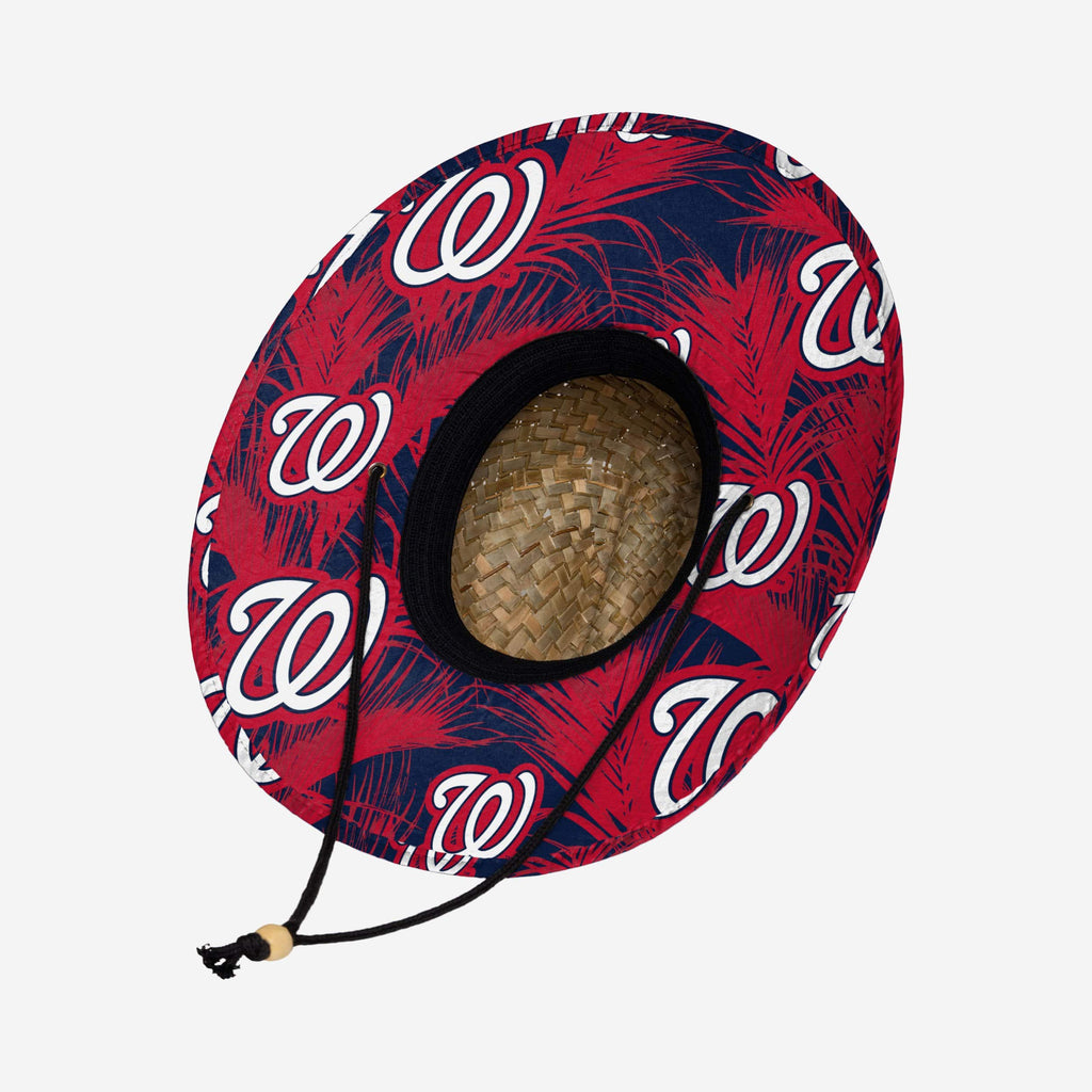 FOCO Washington Nationals Floral Straw Hat 3