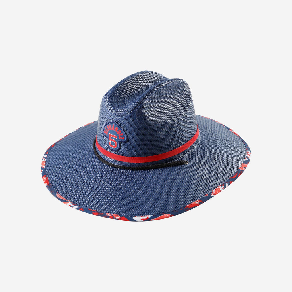 FOCO Enrique Hernandez Boston Red Sox Straw Hat Unisex 4