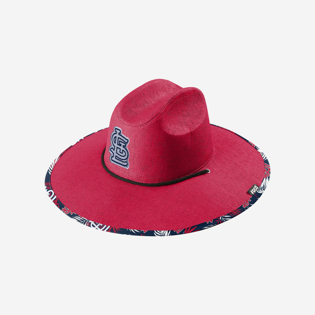 St Louis Cardinals Team Color Straw Hat FOCO