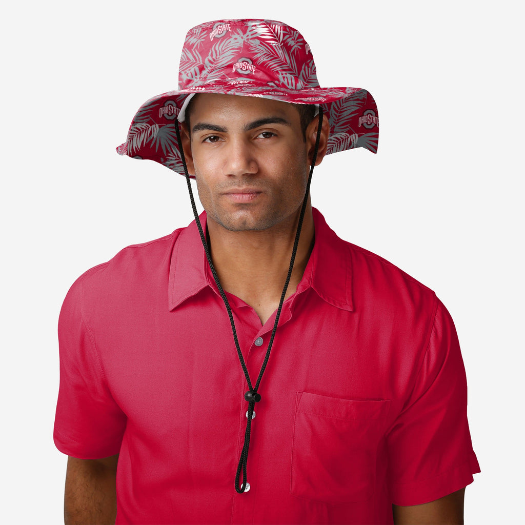 FOCO Ohio State Buckeyes Floral Boonie Hat Unisex 3