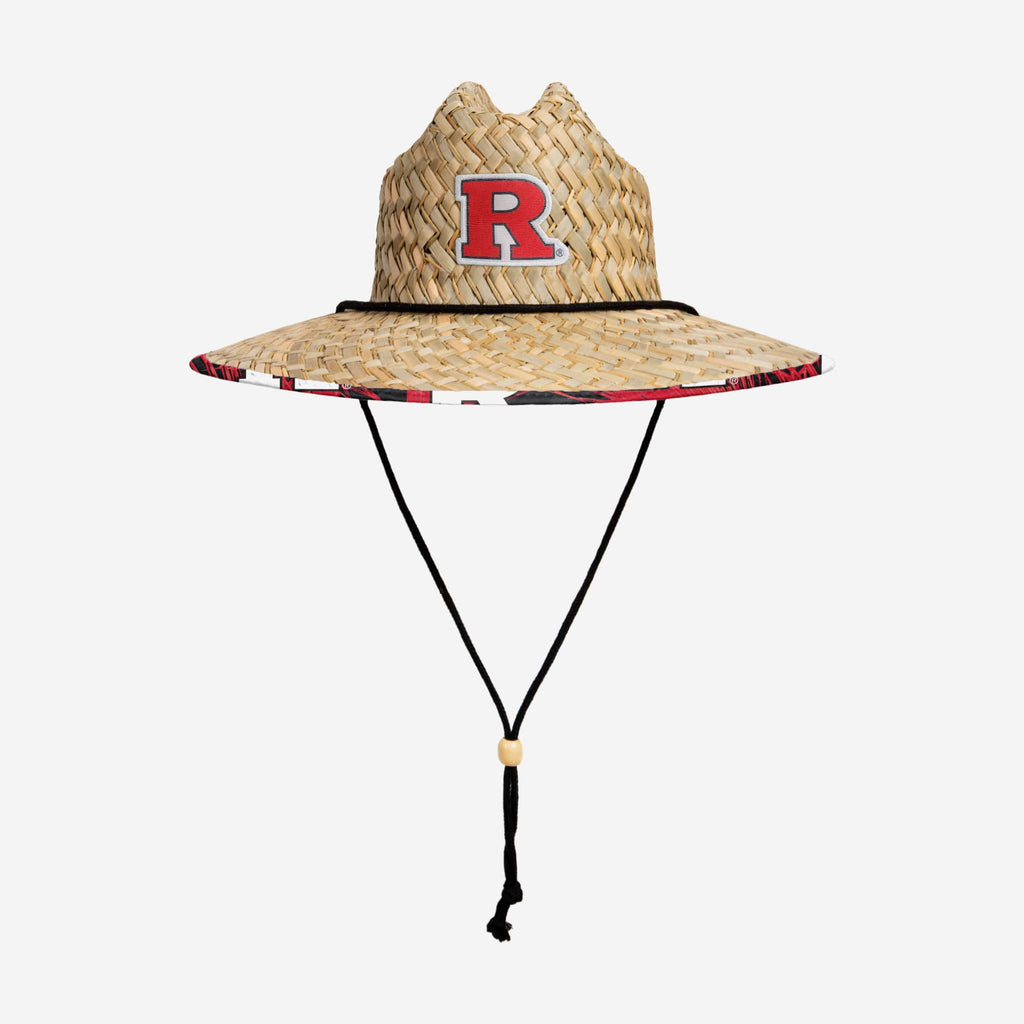 Rutgers Scarlet Knights Floral Straw Hat FOCO