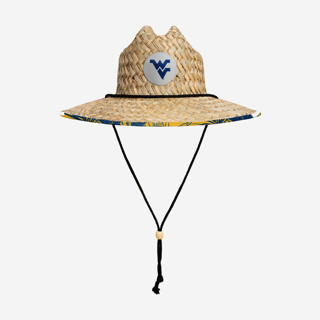 West Virginia Mountaineers Floral Straw Hat FOCO