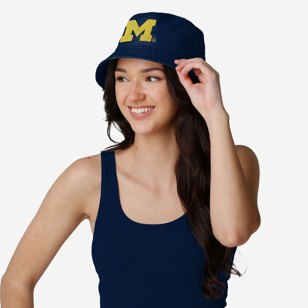 FOCO Michigan Wolverines Bucket Hat Navy 3